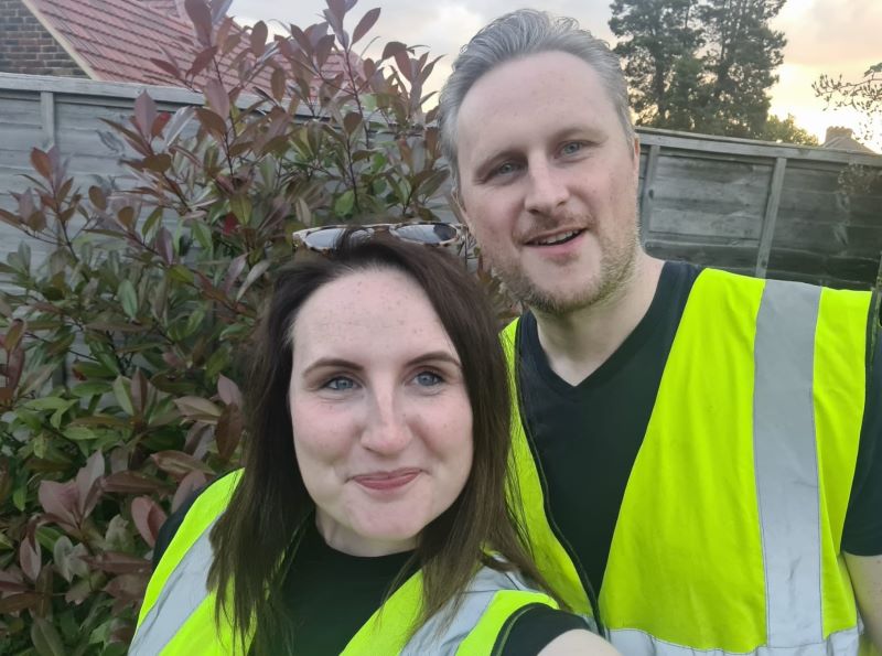 Will and Charlotte from the Food Market company