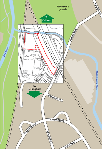 image of layout of a pool court map